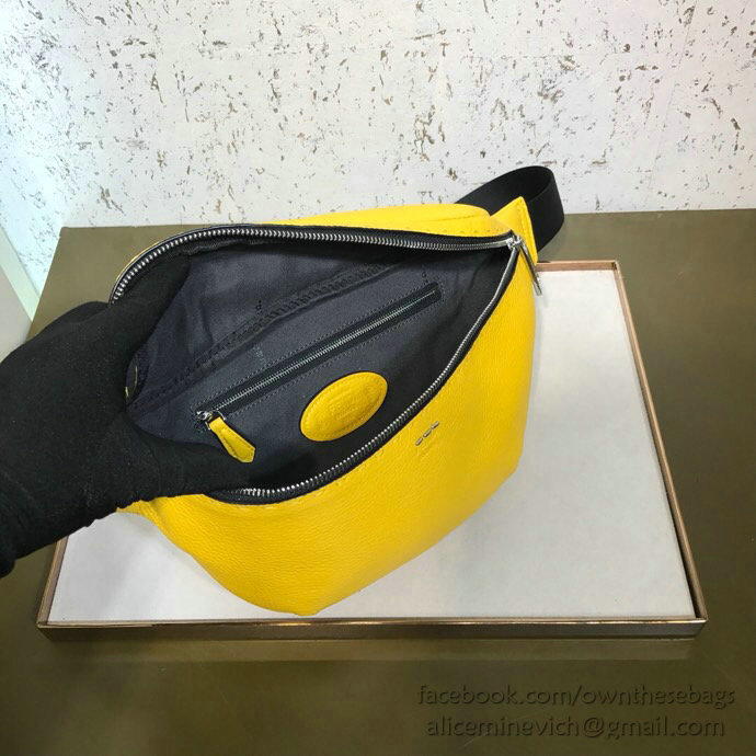 Fendi Calfskin Belt Bag Yellow F823581