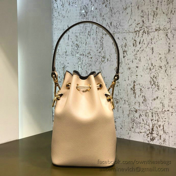 Fendi Small Mon Tresor Bucket Bag Beige F80101