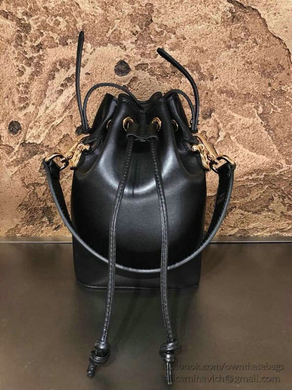 Fendi Small Mon Tresor Bucket Bag Black F80101