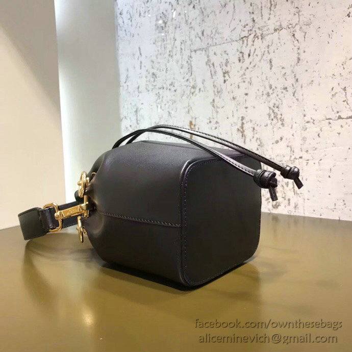 Fendi Small Mon Tresor Bucket Bag Black F80101