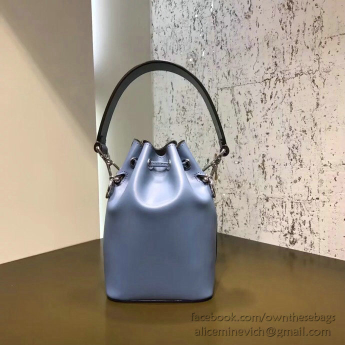 Fendi Small Mon Tresor Bucket Bag Blue F80101