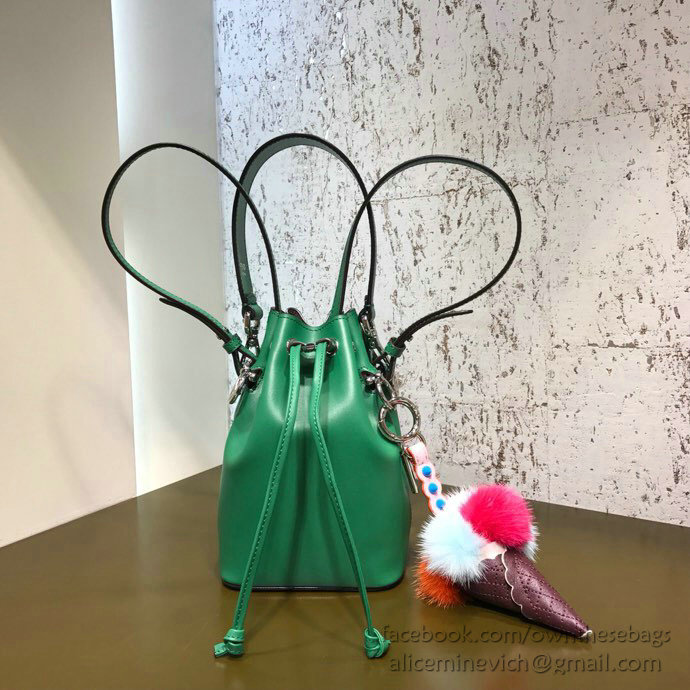 Fendi Small Mon Tresor Bucket Bag Green F80101