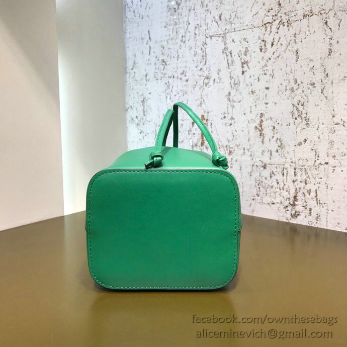 Fendi Small Mon Tresor Bucket Bag Green F80101