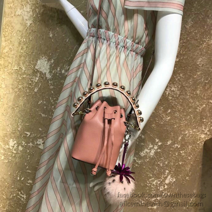 Fendi Small Mon Tresor Bucket Bag Pink F80101