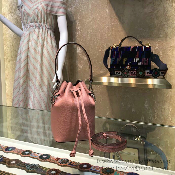 Fendi Small Mon Tresor Bucket Bag Pink F80101