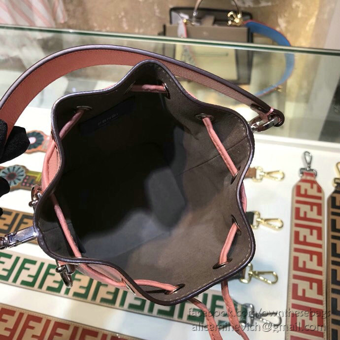 Fendi Small Mon Tresor Bucket Bag Pink F80101