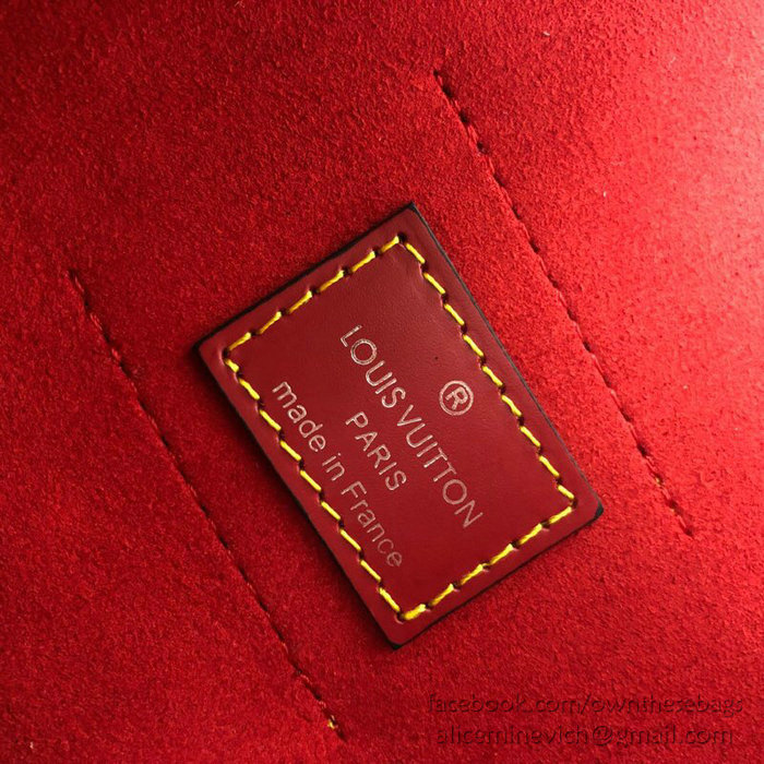 Louis Vuitton Epi Leather Twist Bucket Red M52804