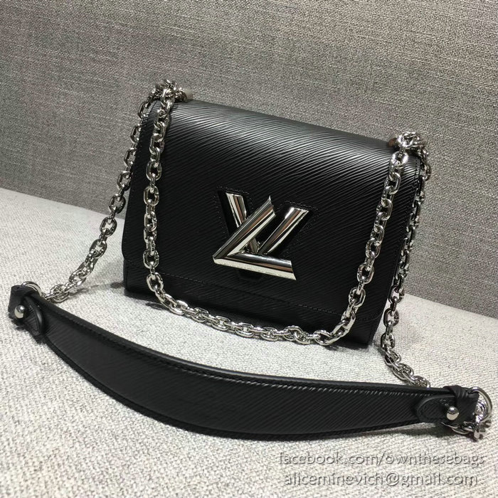 Louis Vuitton Epi Leather Twist PM Noir M50273