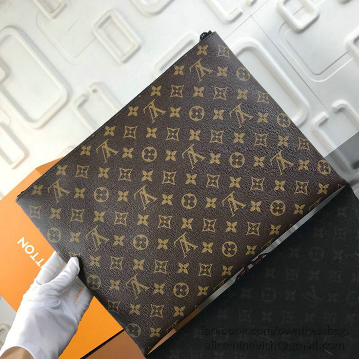 Louis Vuitton Monogram Canvas Clutch M62293