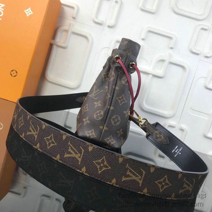 Louis Vuitton Monogram Canvas Poche Noe Mng Fuchsia M43445