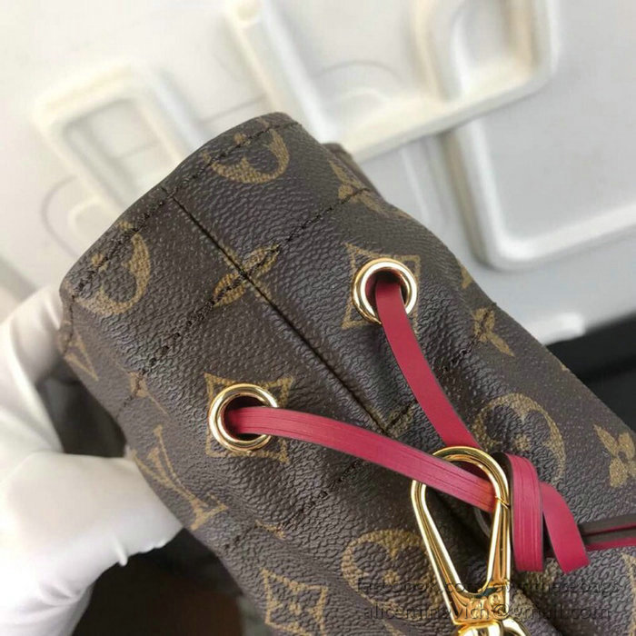 Louis Vuitton Monogram Canvas Poche Noe Mng Fuchsia M43445