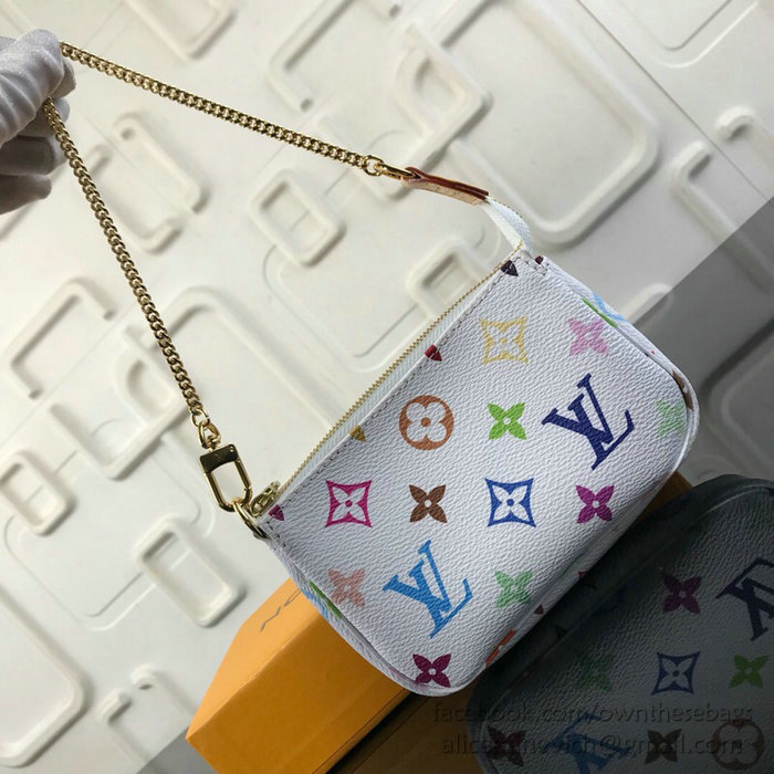 Louis Vuitton Monogram Multicolore Mini Pochette Accessoires M58009