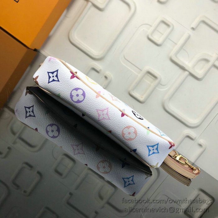 Louis Vuitton Monogram Multicolore Pochette Accessoires Blanc M92649