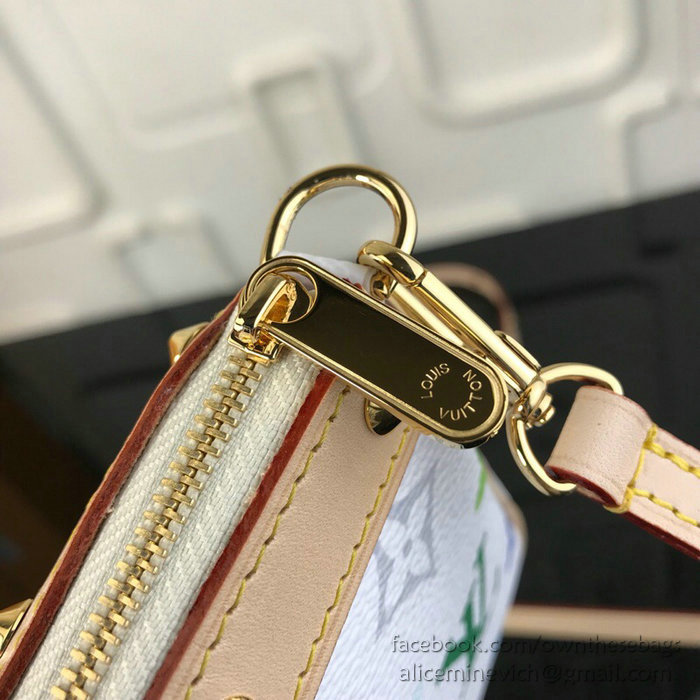 Louis Vuitton Monogram Multicolore Pochette Accessoires Blanc M92649