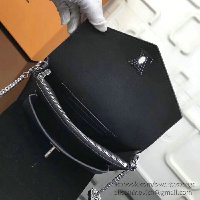 Louis Vuitton Pochette Mylockme Chain Noir M63471