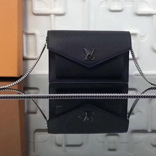 Louis Vuitton Pochette Mylockme Chain Noir M63471