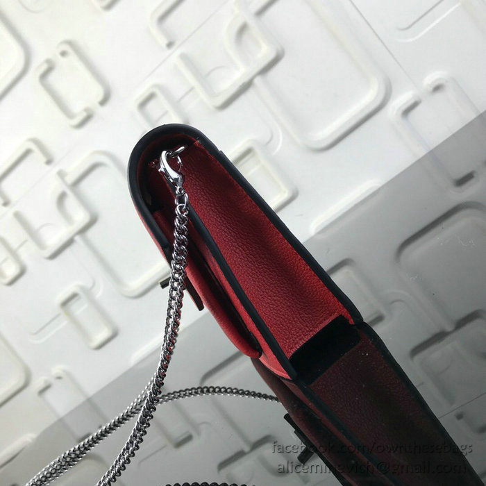 Louis Vuitton Pochette Mylockme Chain Red M63471