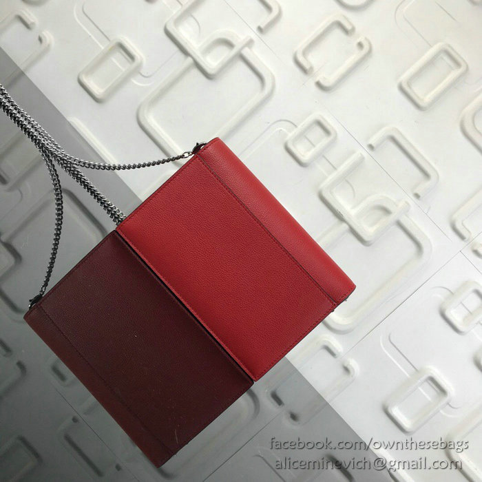 Louis Vuitton Pochette Mylockme Chain Red M63471