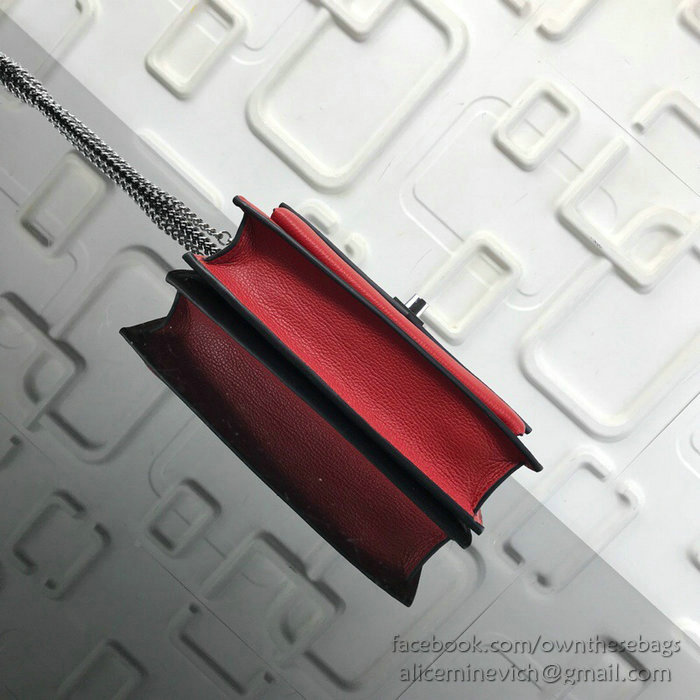 Louis Vuitton Pochette Mylockme Chain Red M63471