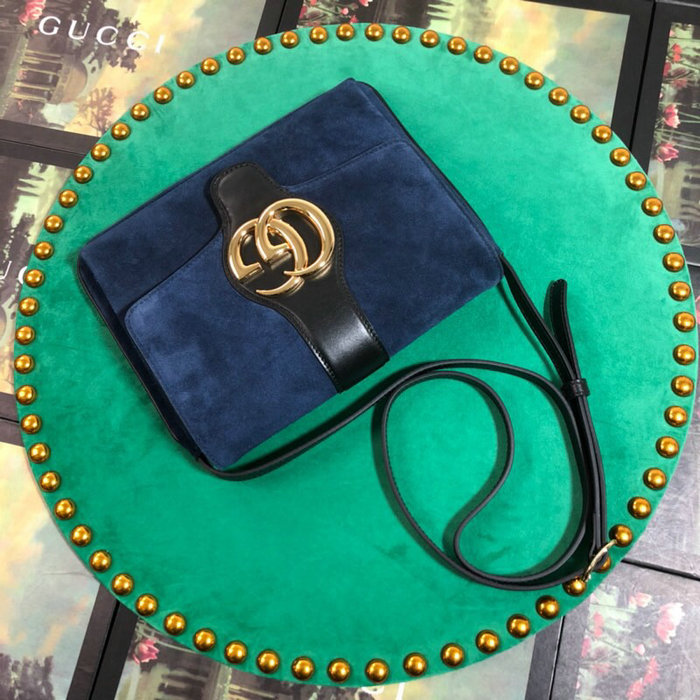 Gucci Arli Medium Shoulder Bag Blue 550126