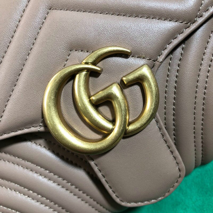 Gucci GG Marmont Clutch Nude 498079