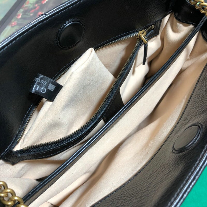 Gucci Leather Tote Black 524592