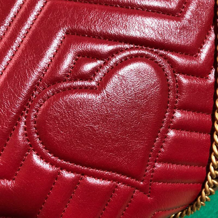 Gucci Leather Tote Red 524592