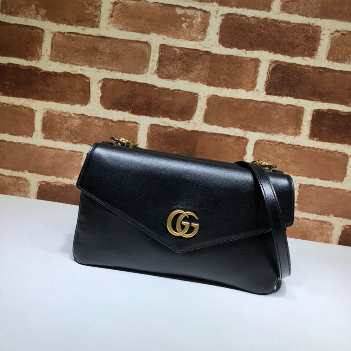 Gucci Medium Double Shoulder Bag Black 524822