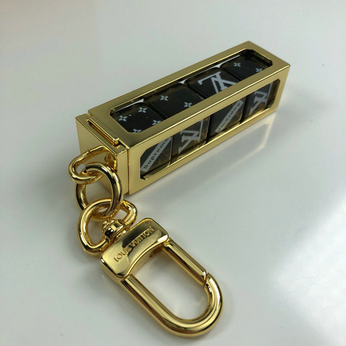 Louis Vuitton Bag Charm and Key Holder Black MP2072