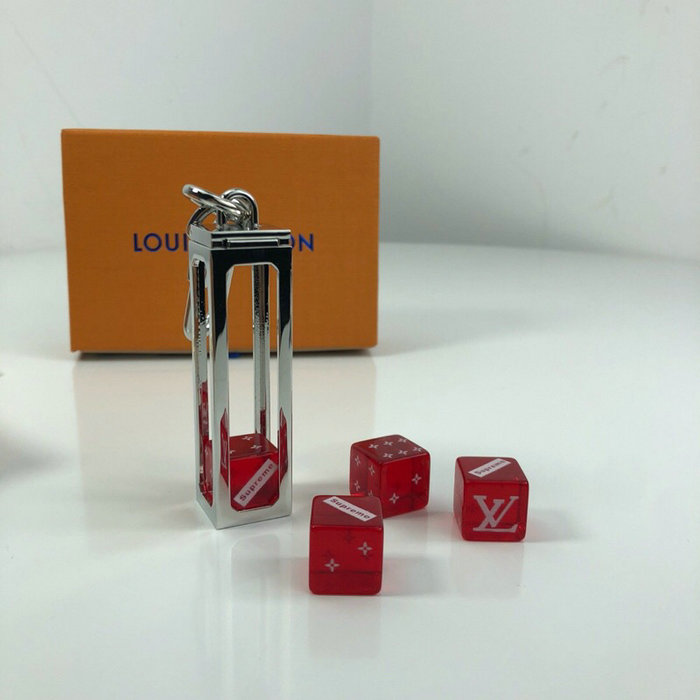 Louis Vuitton Bag Charm and Key Holder Red MP2072