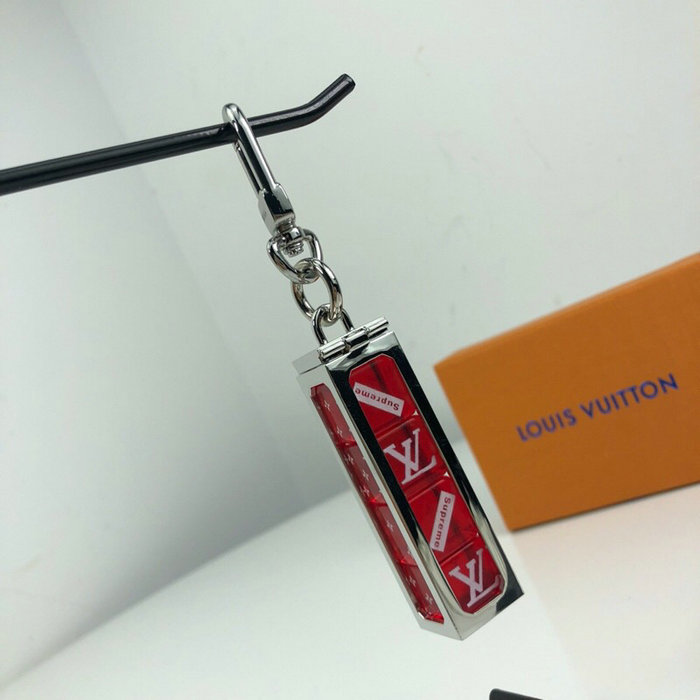 Louis Vuitton Bag Charm and Key Holder Red MP2072