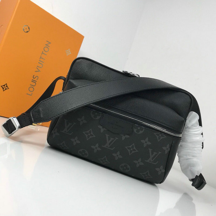 Louis Vuitton Monogram Canvas Messenger PM Black M43843