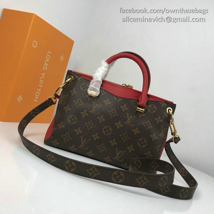 Louis Vuitton Monogram Canvas Pallas BB Red M42961