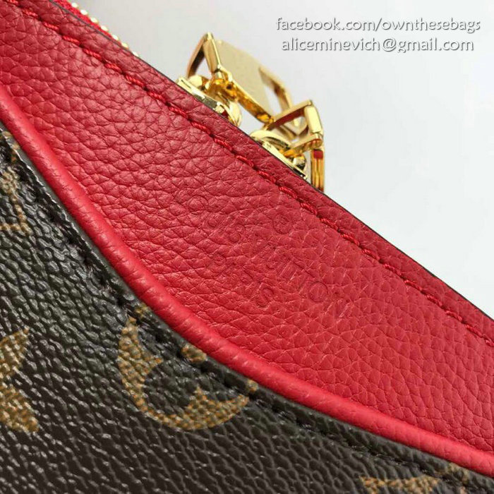 Louis Vuitton Monogram Canvas Pallas BB Red M42961