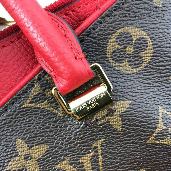 Louis Vuitton Monogram Canvas Pallas BB Red M42961