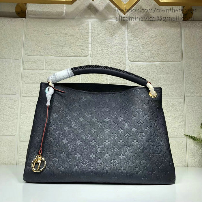 Louis Vuitton Monogram Empreinte Artsy MM Blue M41066