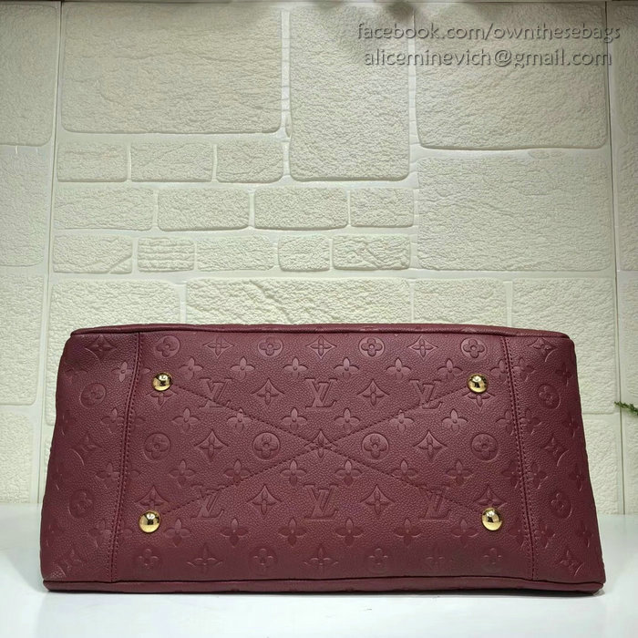 Louis Vuitton Monogram Empreinte Artsy MM Burgundy M41066