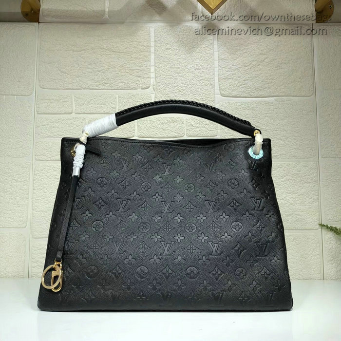 Louis Vuitton Monogram Empreinte Artsy MM Noir M41066