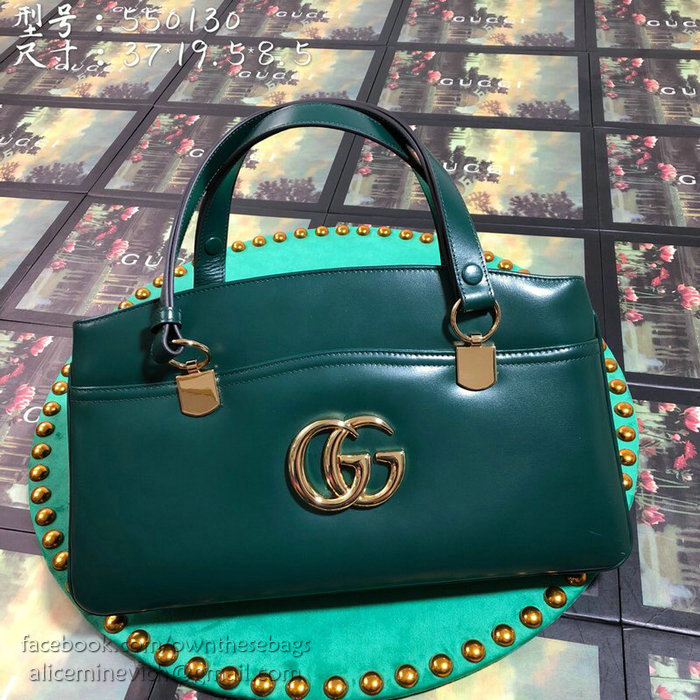 Gucci Arli Large Top Handle Bag Green 550130