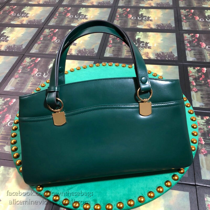 Gucci Arli Large Top Handle Bag Green 550130