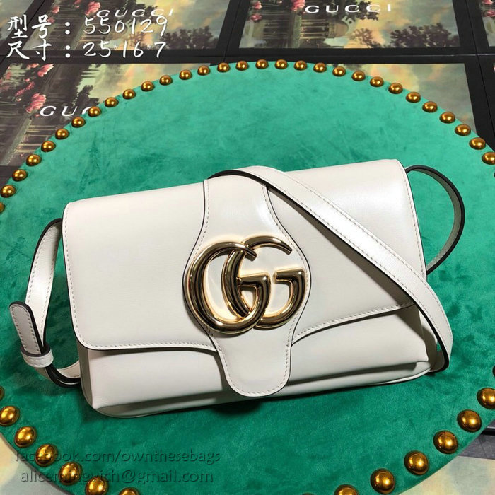 Gucci Arli Small Shoulder Bag White 550129