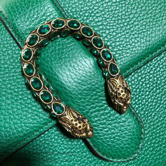 Gucci Dionysus Medium Top Handle Bag Green 448075