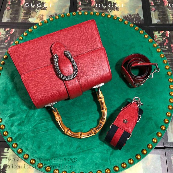 Gucci Dionysus Medium Top Handle Bag Red 448075