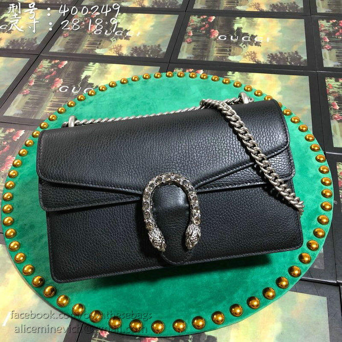 Gucci Dionysus Small Shoulder Bag Black 400249