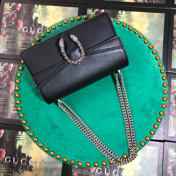 Gucci Dionysus Small Shoulder Bag Black 400249