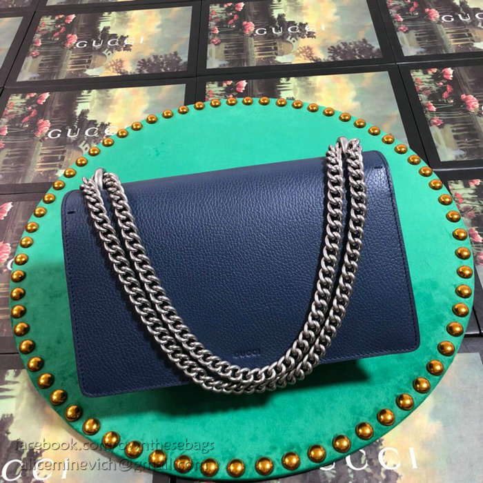 Gucci Dionysus Small Shoulder Bag Blue 400249