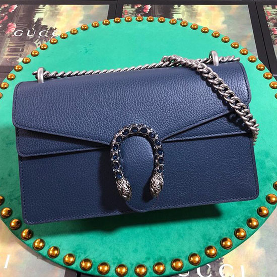 Gucci Dionysus Small Shoulder Bag Blue 400249