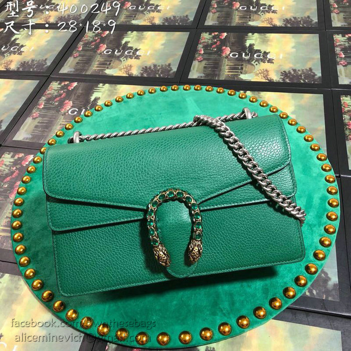 Gucci Dionysus Small Shoulder Bag Green 400249