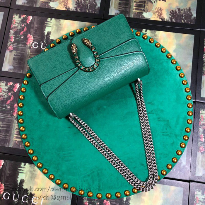 Gucci Dionysus Small Shoulder Bag Green 400249