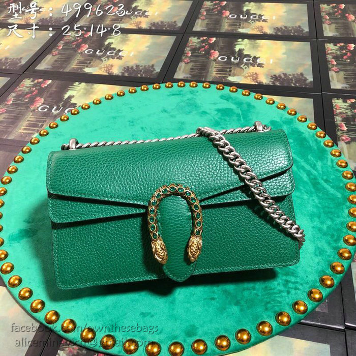 Gucci Dionysus Small Shoulder Bag Green 499623